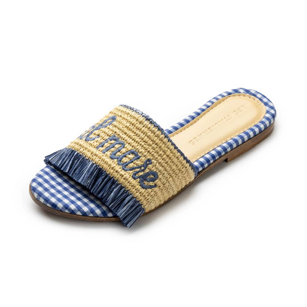 Les Italiennes Portami al Mare – Blu/Beige Vichy Nuova