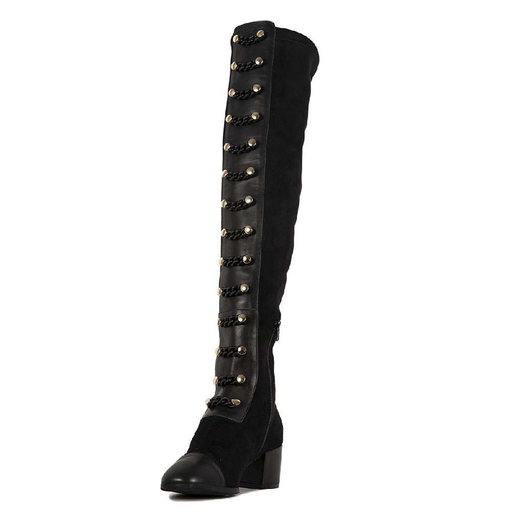 Le Dangerouge Ginevra Tall Black Chain Offerta speciale