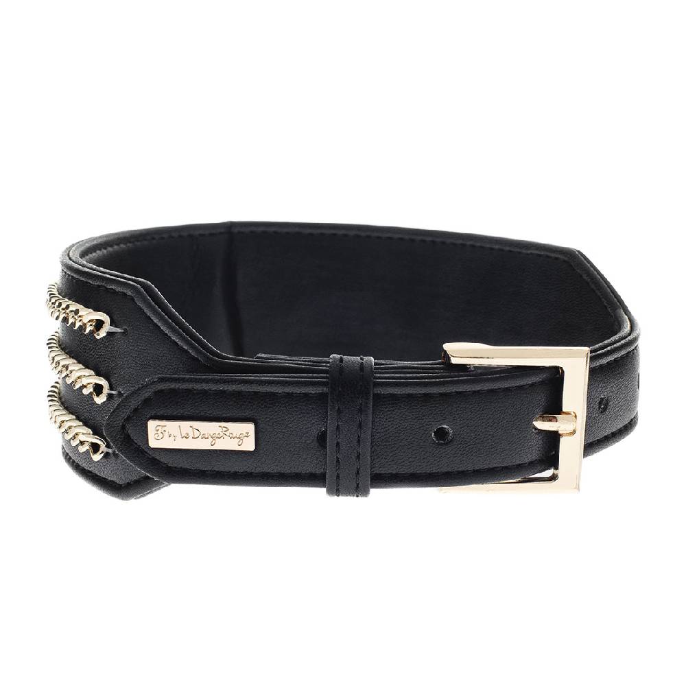 Le Dangerouge Big dog collar black Offerta settimanale