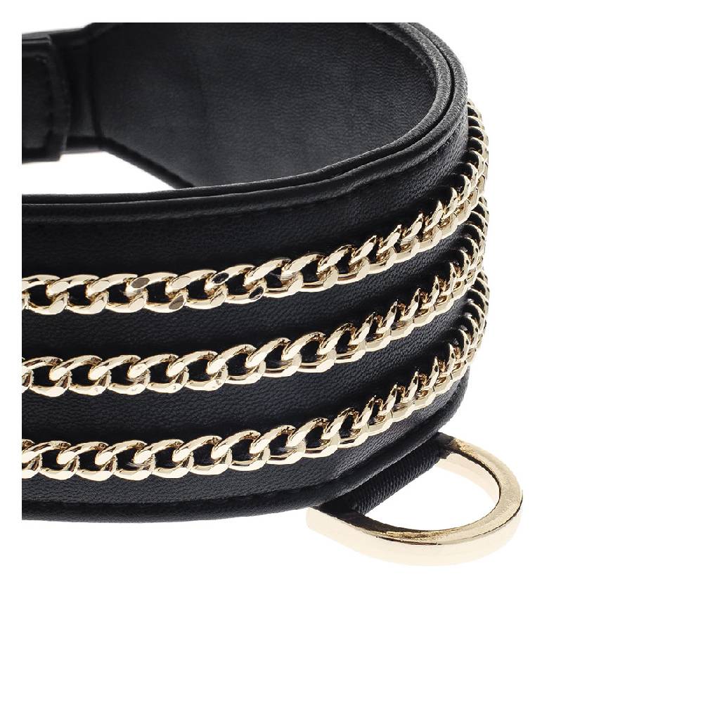 Le Dangerouge Big dog collar black Offerta settimanale