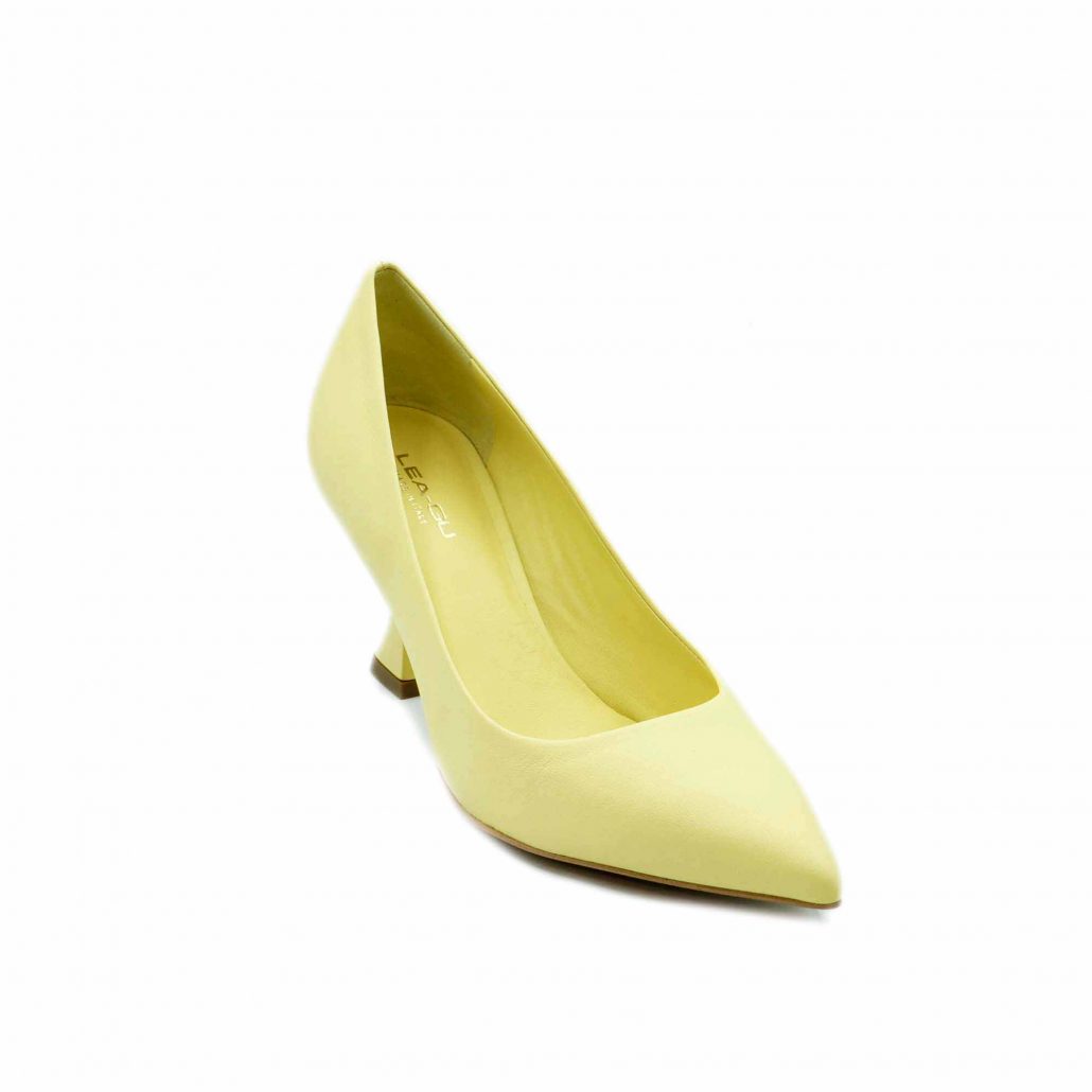 Lea Gu decollete’ in nappa , tacco in plex 70 mm Fino al 60% di sconto