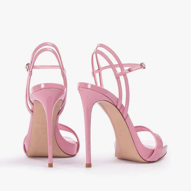Le Silla Sandalo vernice rosa dea Saldi