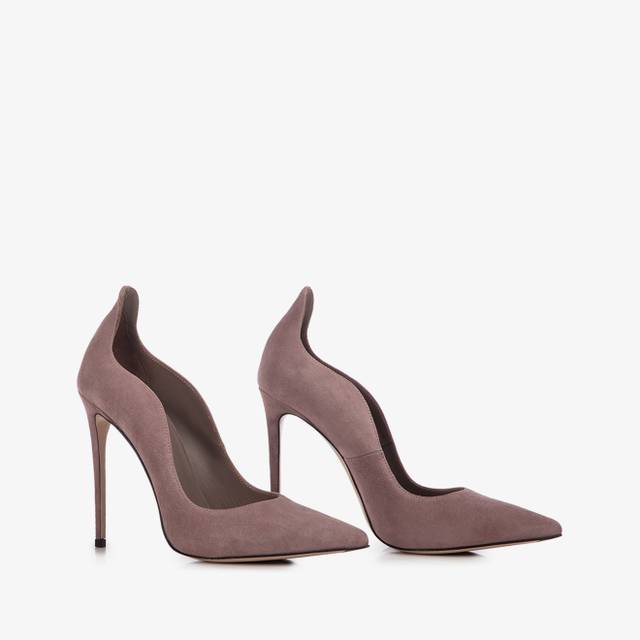 Le Silla Décolleté camoscio nude petra Comprare a buon mercato