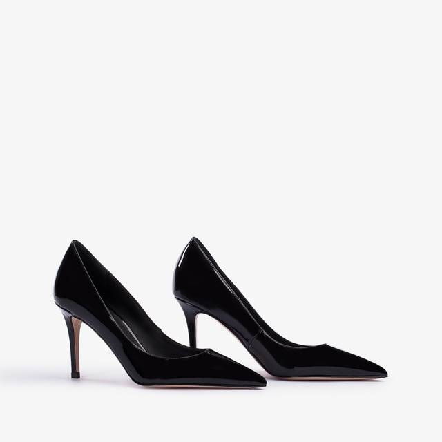 Le Silla Décolleté vernice nera Sconti VIP