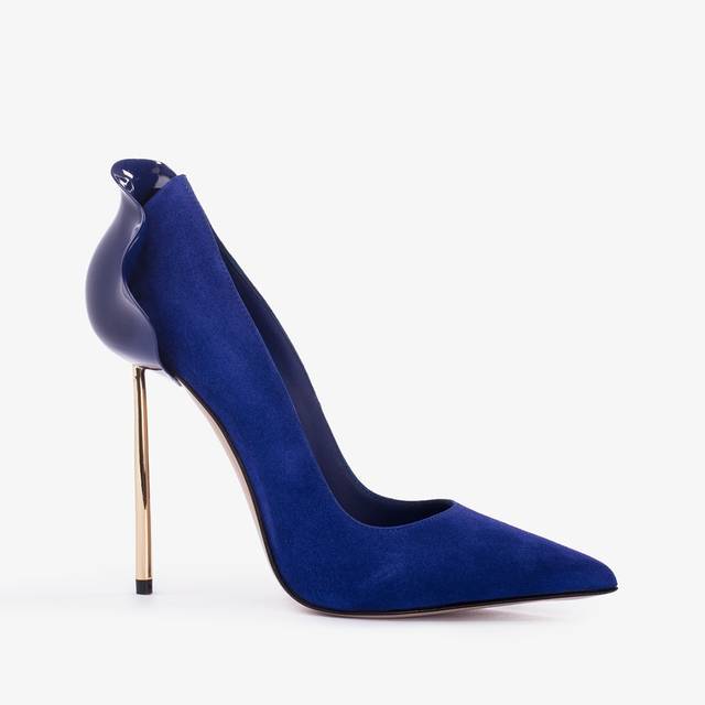 Le Silla Décolleté camoscio blu lazuli Sconti questo mese