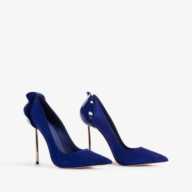 Le Silla Décolleté camoscio blu lazuli Sconti questo mese