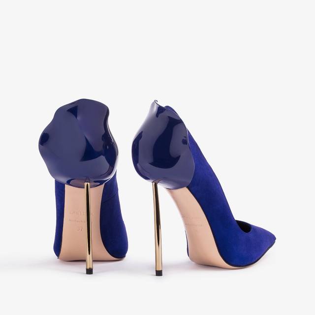Le Silla Décolleté camoscio blu lazuli Sconti questo mese
