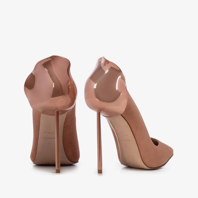 Le Silla Décolleté camoscio nude phard Negozi Online