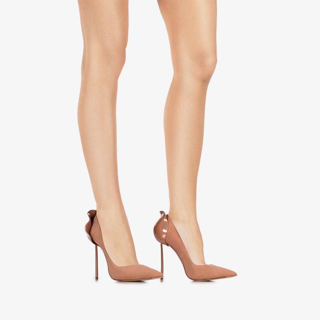 Le Silla Décolleté camoscio nude phard Negozi Online