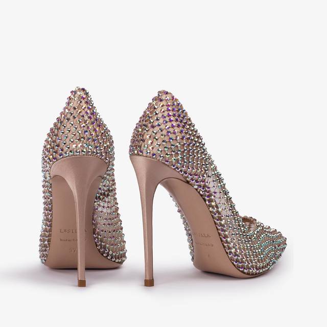 Le Silla Décolleté gioiello rete nude skin Fino Al -60%