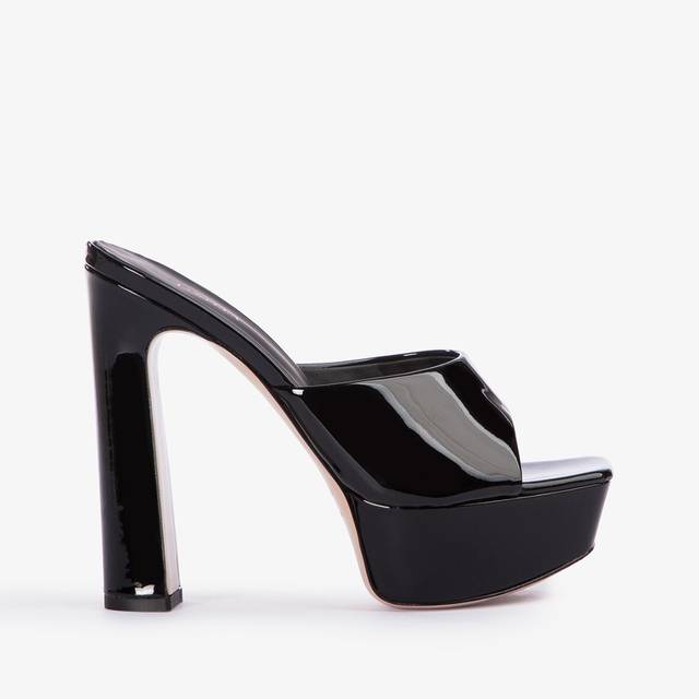 Le Silla Sandalo con plateau vernice nero