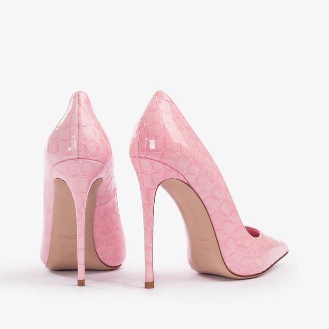 Le Silla Décolleté stampa cocco rosa dea Saldi Di Fabbrica