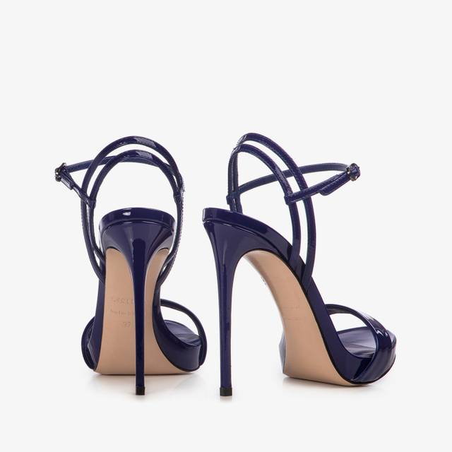 Le Silla Sandalo vernice blu lazuli Fornitura limitata
