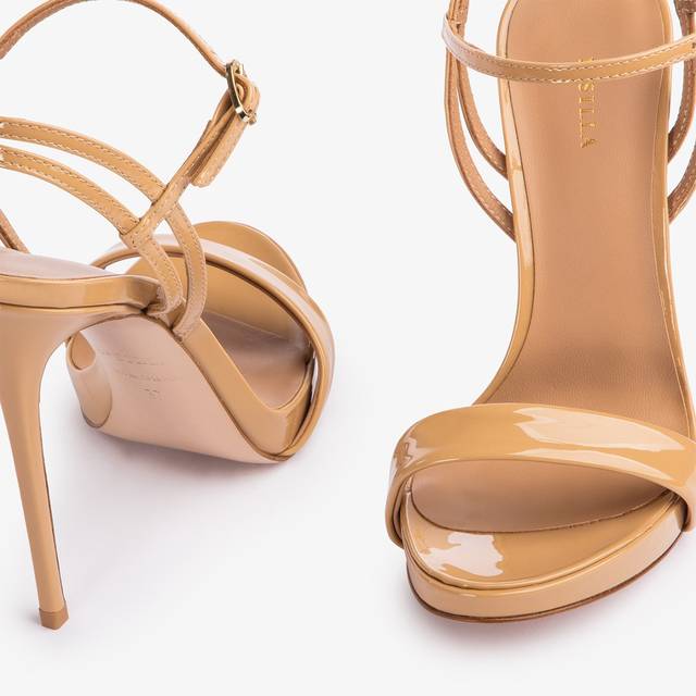 Le Silla Sandalo vernice sabbia doha Shopping online