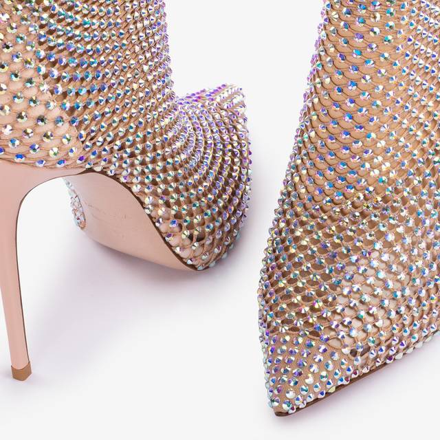 Le Silla Stivaletto calza nude skin e Cristalli Nuovi prodotti