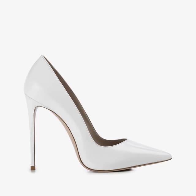 Le Silla Décolleté pelle bianca