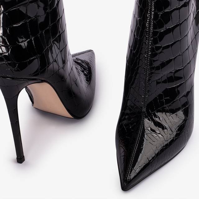 Le Silla Stivaletto stampa cocco nero Only for today