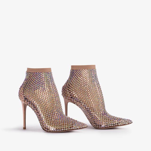 Le Silla Stivaletto calza nude skin e Cristalli Fino al 55% di sconto