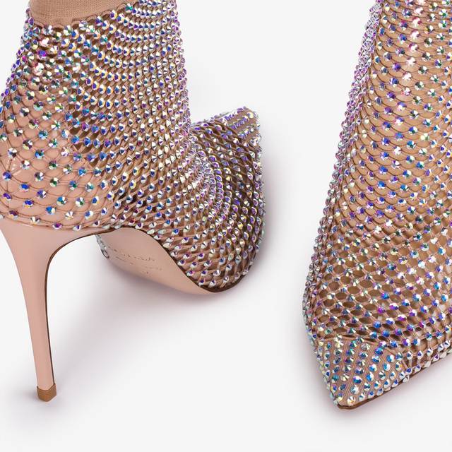 Le Silla Stivaletto calza nude skin e Cristalli Fino al 55% di sconto