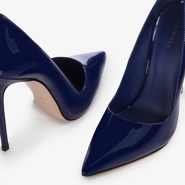 Le Silla Décolleté vernice blu lazuli Discount Store per i nuovi prodotti