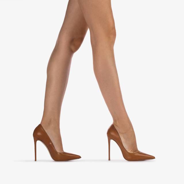 Le Silla Décolleté pelle marrone cuba Super sconto
