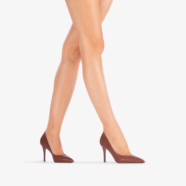 Le Silla Décolleté pelle marrone cake 50% di sconto con spedizione gratuita