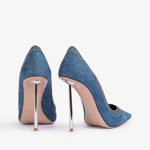 Le Silla Décolleté denim blu Officina