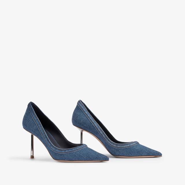 Le Silla Décolleté denim blu Limitato a 3 giorni