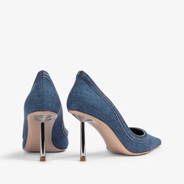 Le Silla Décolleté denim blu Limitato a 3 giorni