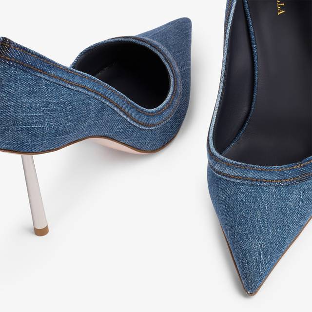 Le Silla Décolleté denim blu Limitato a 3 giorni