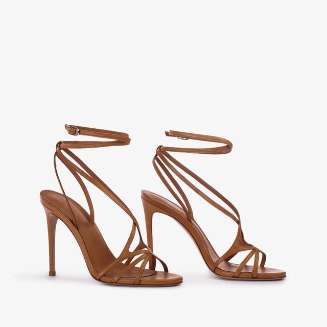 Le Silla Sandalo pelle marrone cuba Vendita