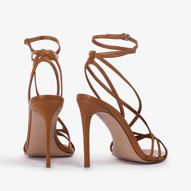 Le Silla Sandalo pelle marrone cuba Vendita