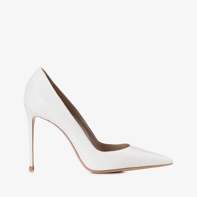 Le Silla Décolleté pelle bianca Pezzi Unici