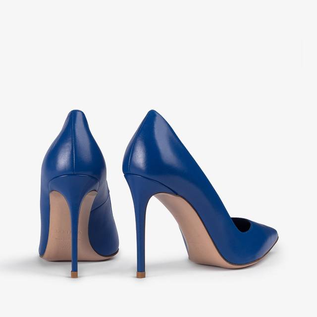 Le Silla Décolleté pelle blu persia Soddisfazione Garantita