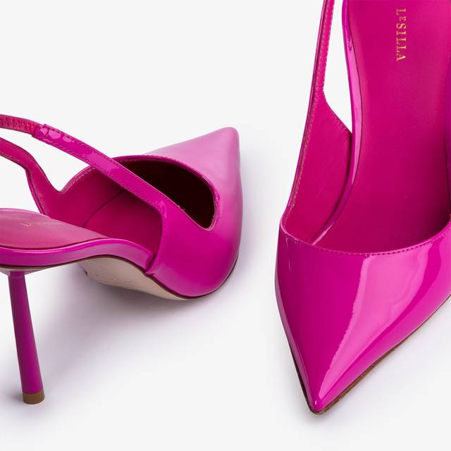 Le Silla Slingback vernice fucsia bouganville Fino Al -60%