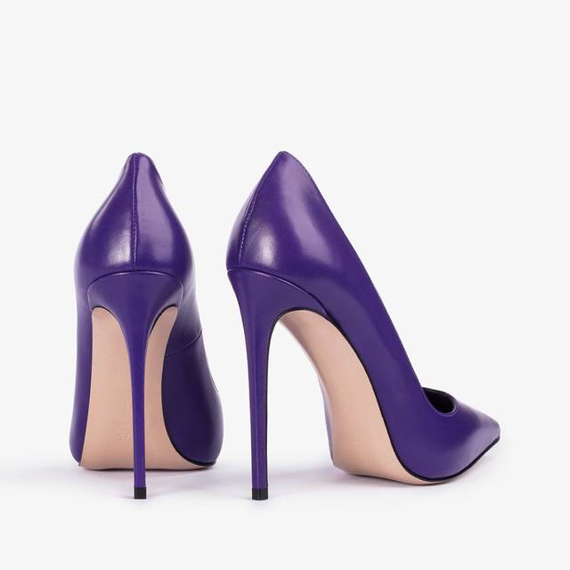 Le Silla Décolleté pelle viola kamala Convenienza