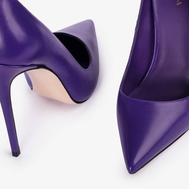 Le Silla Décolleté pelle viola kamala Convenienza