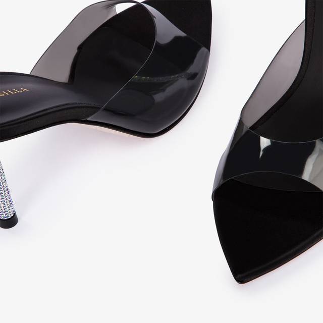 Le Silla Sandalo plexy nero Novità