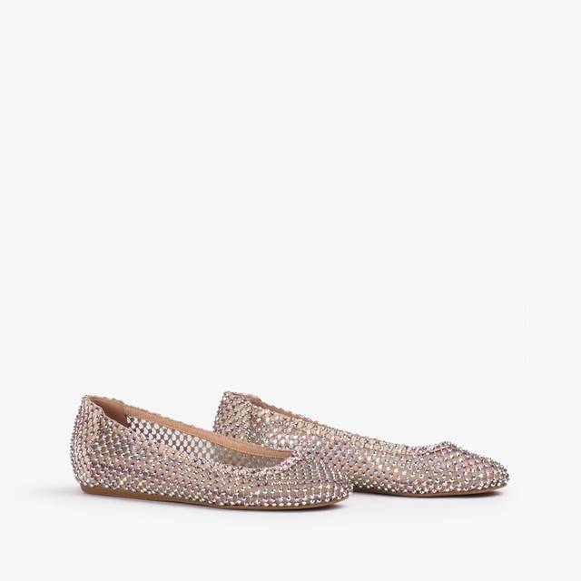 Le Silla Ballerina gioiello rete nude skin con Cristalli Offerta
