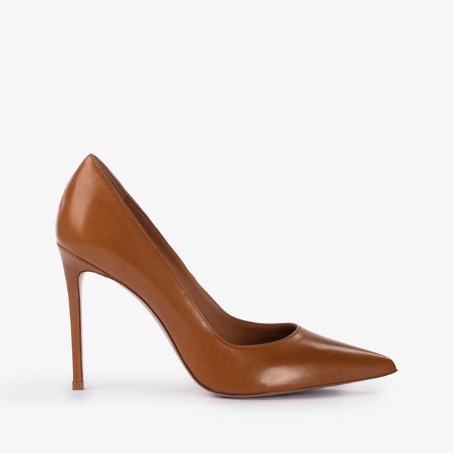 Le Silla Décolleté pelle marrone cuba Vendita Calda