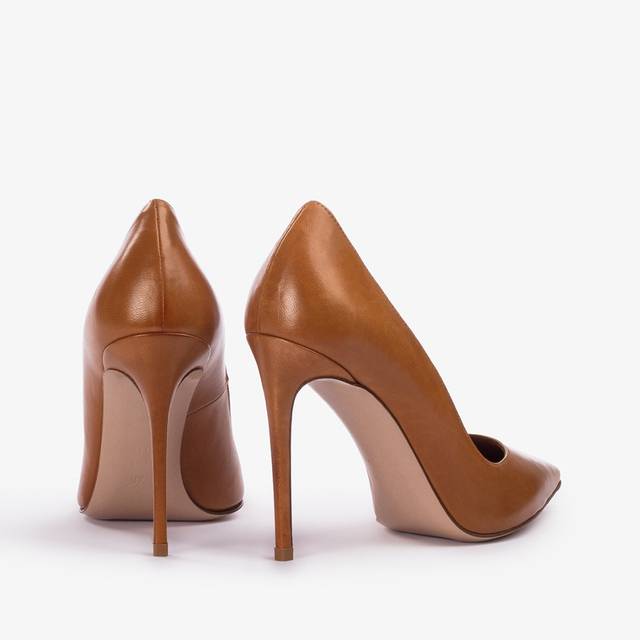 Le Silla Décolleté pelle marrone cuba Vendita Calda