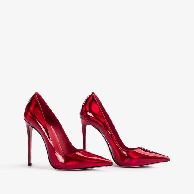 Le Silla Décolleté iridescente rossa rebel In Saldo