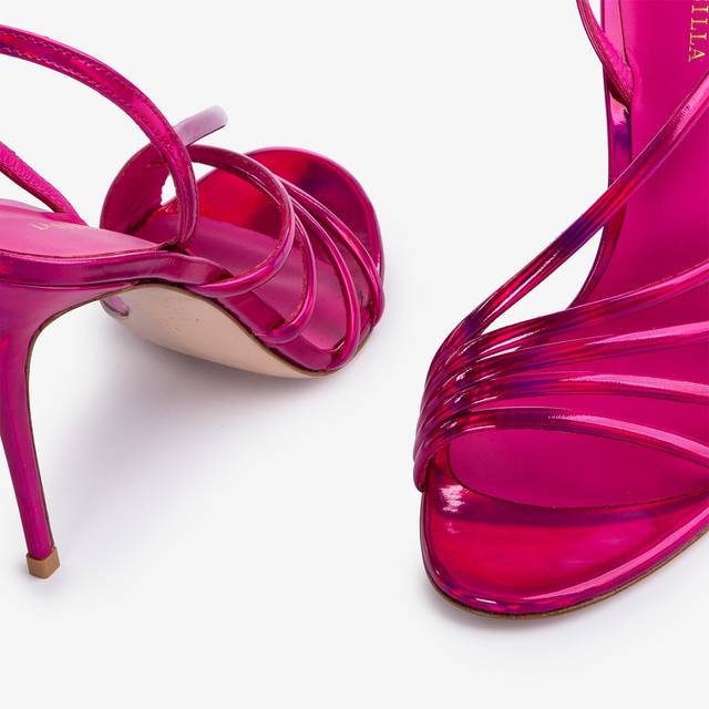 Le Silla Sandalo iridescente fucsia bouganville Prezzo di fabbrica