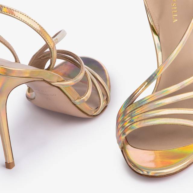 Le Silla Sandalo iridescente nude Offerta speciale