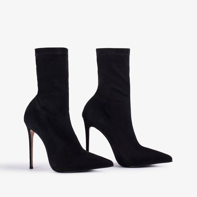 Le Silla Stivaletto camoscio stretch nero Latest fashion