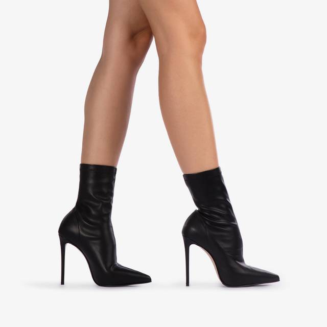 Le Silla Stivaletto pelle vegan nero Offerta temporanea