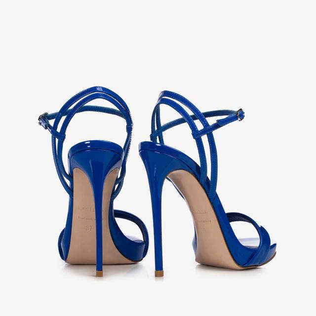Le Silla Sandalo vernice blu persia Bestseller