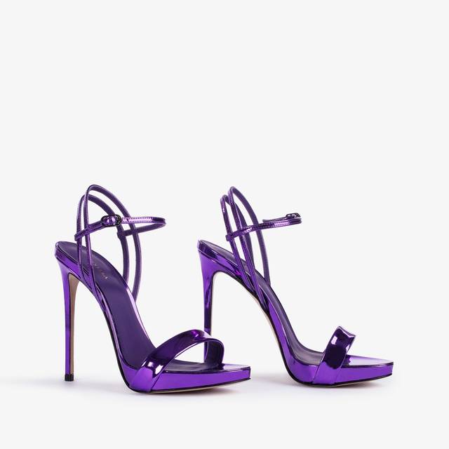 Le Silla Sandalo metallizzato viola kamala Liquidazione
