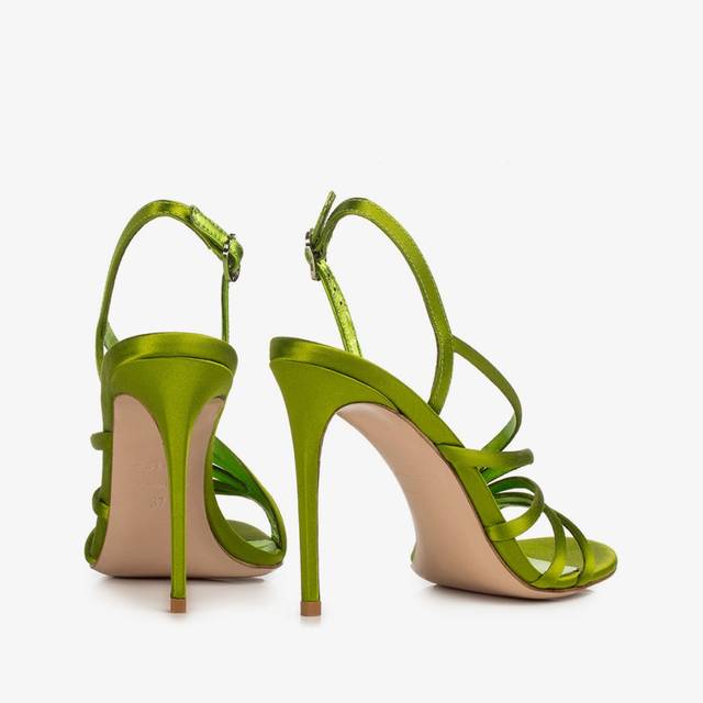 Le Silla Sandalo raso verde tokyo Fino al 65% di sconto