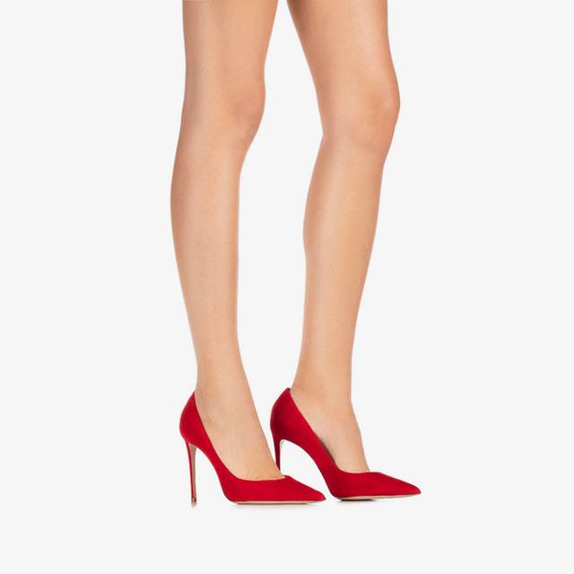 Le Silla Décolleté camoscio rosso Sostegno trimestrale